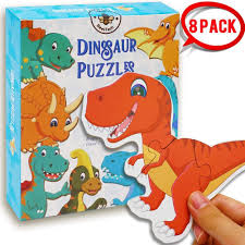 Beestech Beginner Dinosaur Puzzles For 2 34 Toddlers 8 Pack Wooden Jigsaw Floor Puzzles Education In 2020 Dinosaur Puzzles Puzzles For Kids Puzzles For Toddlers