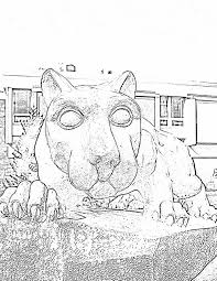 I hope you're all enjoying your summer vacation. Coloring Pages Penn State New Kensington