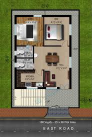 2 Bhk Home Design Elegant 100 2 Bhk Home Design Plans In 2020 2bhk House Plan 20x30 House Plans 30x40 House Plans