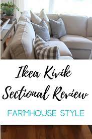 Thinking About The Ikea Kivik Sofa But Not Sure If The Modern Style Will Work With Your Fa Farmhouse Living Room Furniture Cottage Style Living Room Ikea Kivik