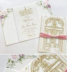 Kate C Momental Designs Paris France Wedding Invitations Southern Wedding Invitations Handpainted Wedding Invitations Painted Wedding Invitation