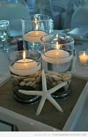 Centres De Table Pour Un Mariage Sur La Plage Decoration Mariage Centre De Table Mariage Plage Deco Table