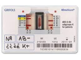 Perform forward abo blood group, rh (d), rh phenotype, and k in only 5 minutes. Mdmulticard With Lateral Flow Technology Grifols