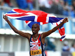 Mo farah celebrates after crossing the finish line to win the men's 5000m final at rio 2016. Team Gb S Mo Farah S Inspirational Former Pe Teacher To Cheer Him At London 2012 The Independent The Independent