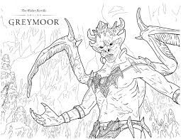 Relax before your next big adventure in tamriel with some new coloring pages from the eso art team. Get Creative At Home With These Greymoor Coloring Pages The Elder Scrolls Online