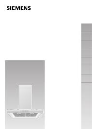 Siemens lf959rb50 dunstabzugshaube / inselhauben kundenrezensionen besten preis und großen rabatt in deutschland. Bedienungsanleitung Siemens Lc66651 100 Seiten