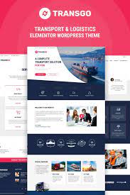 Transgo Transport Logistics Wordpress Elementor Theme 94945 Logistics Transportation Wordpress Website Design Wordpress Design