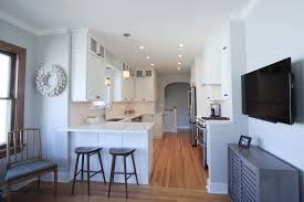 kitchen peninsula with seating ideas