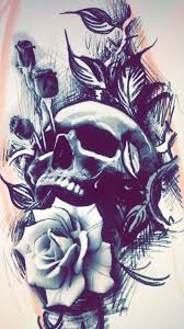 Tatuagem Negao Skull Rose Tattoos Skull Tattoos Skulls Drawing