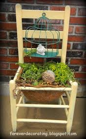 Forever Decorating How To Make A Succulent Chair Chair Planter Garden Chairs Design Garden Chairs