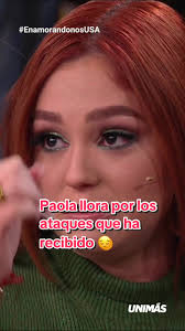 #Paola llora al hablar de los comentarios hirientes que ha recibido en las  redes sociales. 🥺 #EnamorandonosUSA #UNIMAS