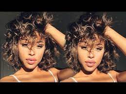 Grwm Natural Makeup Big Bouncy Curls Big Curls Short Hair Bouncy Curls Overnight Hairstyles