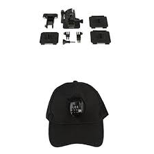 Fenteer Fishing Rod Clamp Mount Kit Adjustable Canvas Sun Hat Cap W Mount Holder For Gopro Hero 5 4 3 Sjcam Sj7000 Sj6000 Came Gopro Hero Gopro Hero 5 Gopro