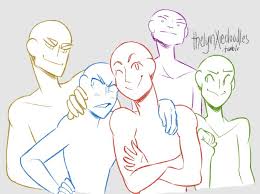 Draw The Squad Tumblr Drawing Base Drawing Reference Poses Drawing Challenge