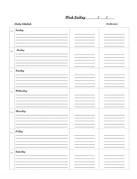 29 free weekly planner template printables for 2022