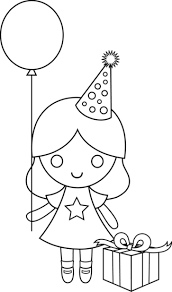 All the best simple cartoon drawing for kids 38+ collected on this page. Birthday Girl Coloring Page Free Clip Art Girl Coloring Page Free Clip Art Coloring Pages