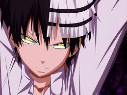 Anime boy with blonde hair. Kid White Stripes Boy Anime Black Hair Gaston18 Smile Dark Short Hair Hd Wallpaper Peakpx