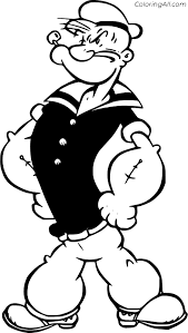 However, make sure that the work is. Strong Popeye Coloring Page Coloringall