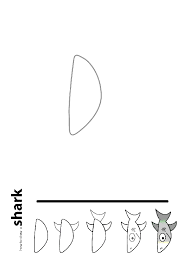Kopek Baligi Resim Tamamlama Sayfasi Okuloncesitr Preschool Resim Kopek Baligi Kopek