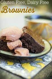 Gluten Free And Dairy Free Dark Fudge Brownies Recipe Dairy Free Brownies Gluten Free Desserts Recipes Gluten Free Dairy Free
