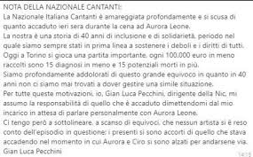 Per tutte queste motivazioni, io, gian luca pecchini, dirigente della nic, mi assumo la responsabilità di quello che è accaduto dimettendomi dal mio incarico in attesa di parlare personalmente con aurora. Qbshpnelu4krnm