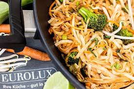 Gebratener Reisbandnudel Wok Wiressengesund Rezept Reisbandnudeln Knoblauch Spaghetti Nudel