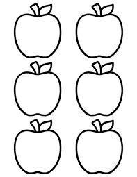 apple coloring page