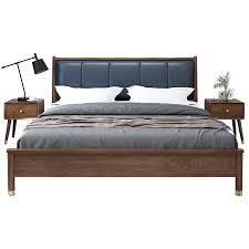 A 5 piece queen bedroom set unifies your whole space under a chic design theme. Queen Size Wooden Furniture Bed With Leather Back Luxury Wooden Bed Design Bedroom Furniturebedroom Furniture