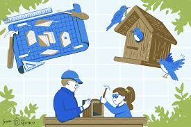 Here's a plan for a nesting box that will keep your backyard birds cozy all winter. Simple Bird House Drawings Novocom Top