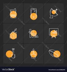Battery Shares Chart Signals Connectivity Eps Vector Image On Vectorstock