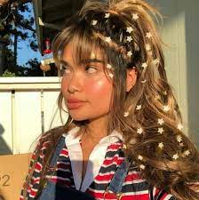 Grafika Eyes Girl And Hair Indie Hairstyle Hair Styles Aesthetic Hair