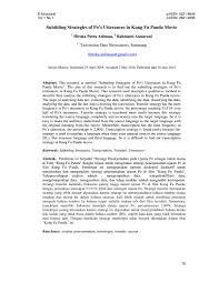 If you want to learn secepat mungkin in english, you will find the translation here, along with other translations from indonesian to english. Subtitling Strategies Of Po S Utterances In Kung Fu Panda Movie By E Structural Issuu