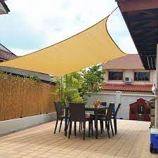 Sun Shade Sail Shade Beyond Sun Shade Sail Canopy Rectangle Sand Color Uv Block For Outdoor Facility And Activities Wish In 2021 Backyard Shade Patio Shade Outdoor Shade