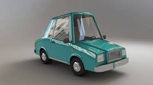 Cartoon Car Royalty Free 3d Model Preview No 1 Car Cartoon Car 3d Model Car
