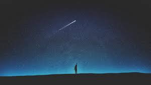 Shooting Star Silhouette 4k Wallpapers Hd Wallpapers Hd Wallpaper Download Star Wallpaper Star Silhouette Night Art