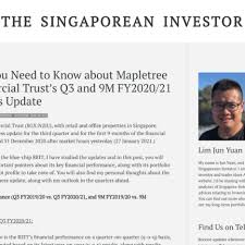 He was a professor of chemistry and biochemistry at the university of california, san diego and was awarded the nobel prize in chemistry for his discovery and development of the green fluorescent protein. What I Have Learned From Ocbc S Fy2020 Annual Report The Singaporean Investor