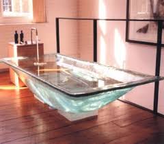 Glass See Through Bath Tub How Very Indulgent Dream Bathrooms Glass Bathtub Unique Bathroom