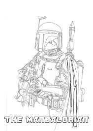 Markers to color with (we use bianyo). Mandalorian Coloring Pages 40 New Images Free Printable