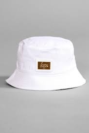 Hype White Bucket Hat With Gold Patch Bucket Hat Hats Hat Designs