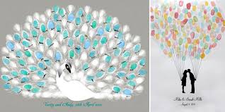 £6.95 personalised wedding finger and thumb print tree. Guest Books Are Stupid Pop The Champagne Wedding Coordination