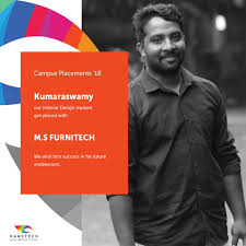 Hamstech Not Just Helps You To Study Your Dream Course But Also Strives To Settle You To Your Dream Career We Gla Interior Design Student Student Placement
