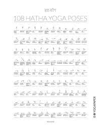 Maybe you would like to learn more about one of these? 108 Hatha Yoga Poses With Stick Figures Yoga Paper