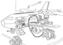 Lego Airport Coloring Page For Kids Printable Free Lego Duplo Airplane Coloring Pages Lego Coloring Pages Lego Coloring