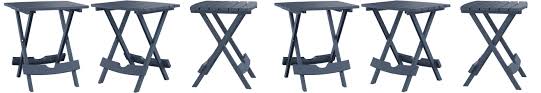 Perfect for coordinating with adirondack chairs. Amazon Com Adams Manufacturing 8500 94 3901 Plastic Quik Fold Side Table Bluestone Patio Lawn Garden