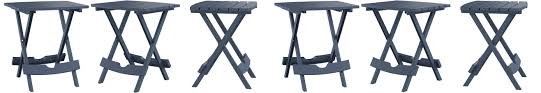 Perfect for coordinating with adirondack chairs. Amazon Com Adams Manufacturing 8500 94 3901 Plastic Quik Fold Side Table Bluestone Patio Lawn Garden