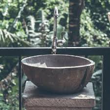 Nous fabriquons et importons directement nos vasques unique en pierre naturelle, marbre et bois. Aufsatzhandwaschbecken Vasque Import Rund Stein