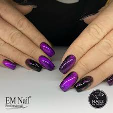 Lakier Hybrydowy Cat Eye 7d Salem 4 Fioletowy 4 Salem Manicure