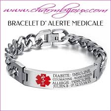 De plus, la plupart sont personnalisables avec des gravures sur le métal ou directement sur le cuir. Gourmette Titanium Avec Instruction Medicale En Cas D Urgence