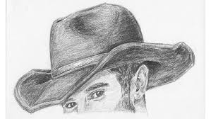 This outlines the sides of the hat. How To Draw A Cowboy Hat On A Cowboy Let S Draw Today