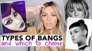 All Types Of Bangs And Which To Choose